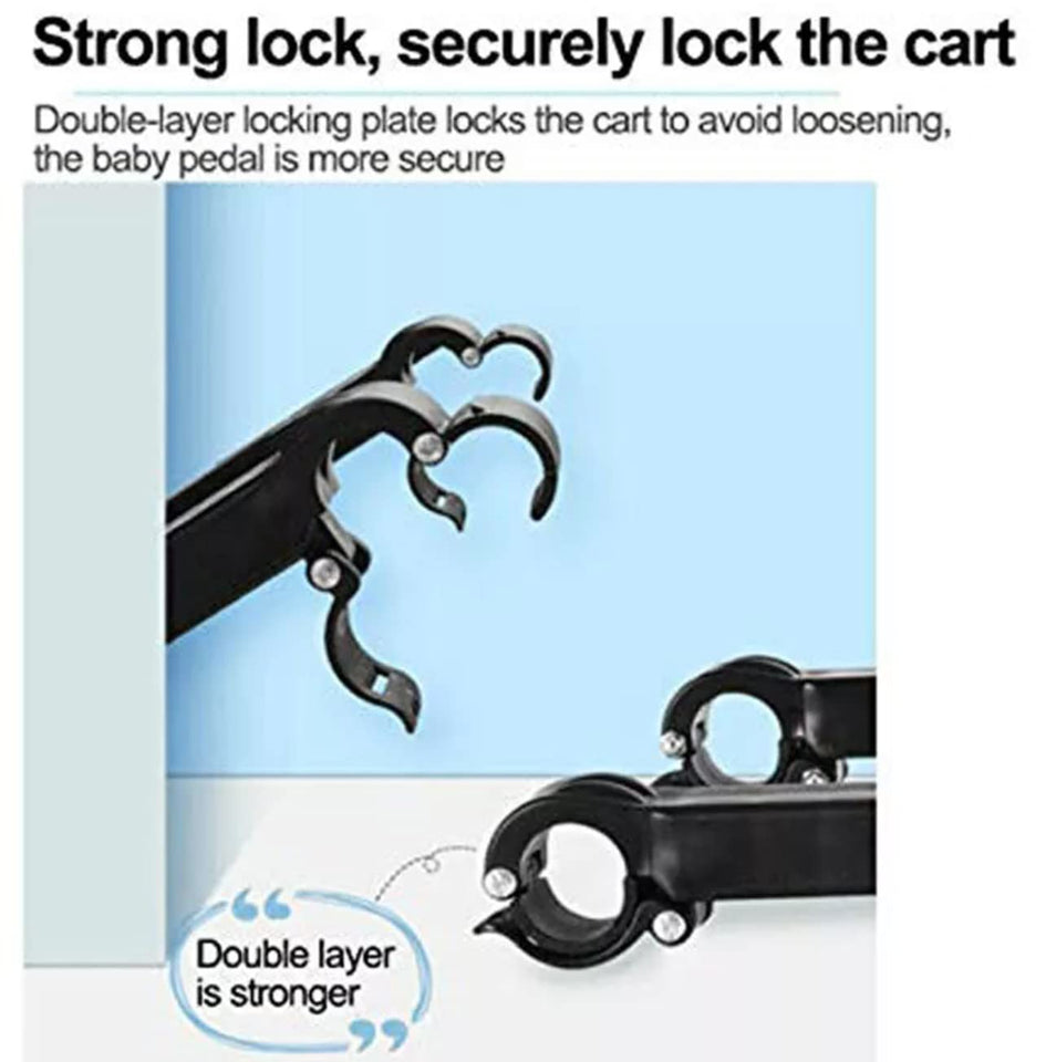 HONEYPOLO Stroller Ride Board - Second Passenger Standing Platform Attachment - Lightweight Baby Accessory - Family Travel Essentials - for Child Riders 2-6yrs (25kg)