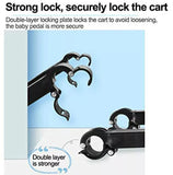 HONEYPOLO Stroller Ride Board - Second Passenger Standing Platform Attachment - Lightweight Baby Accessory - Family Travel Essentials - for Child Riders 2-6yrs (25kg)