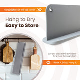 HONEYPOLO- Sink Splash Guard, Premium Silicone Water Splash Guard for Sink, for Faucet, Kitchen Island Sink Backsplash Guard 17.3 X 2.2 X 3.9 inches