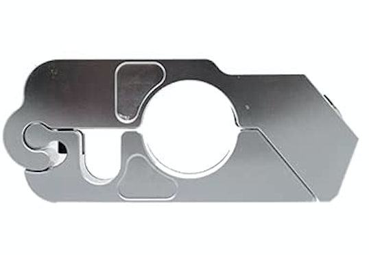 Silver- Motorcycle Grip Safety Lock - HoneyPolo